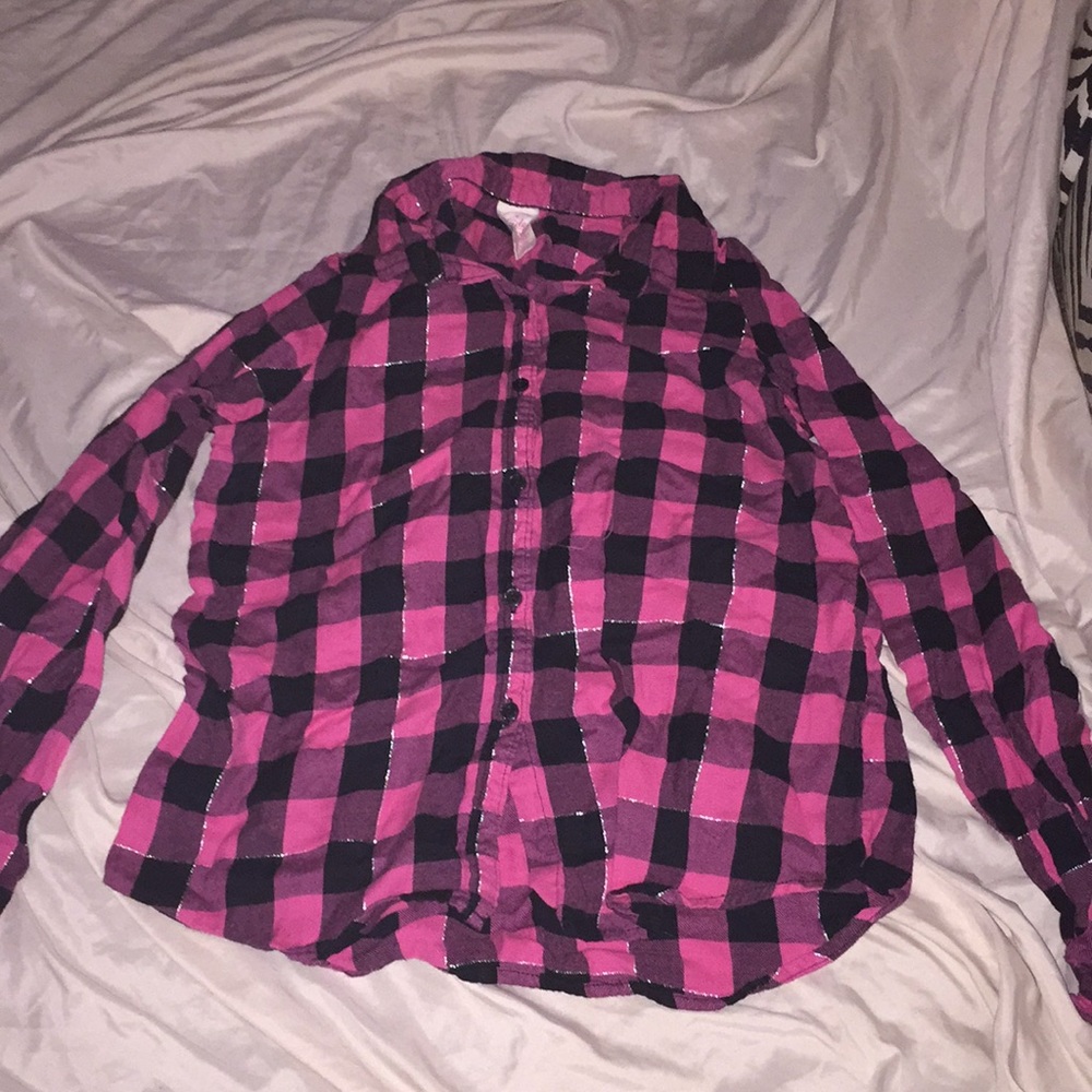 Plaid button up